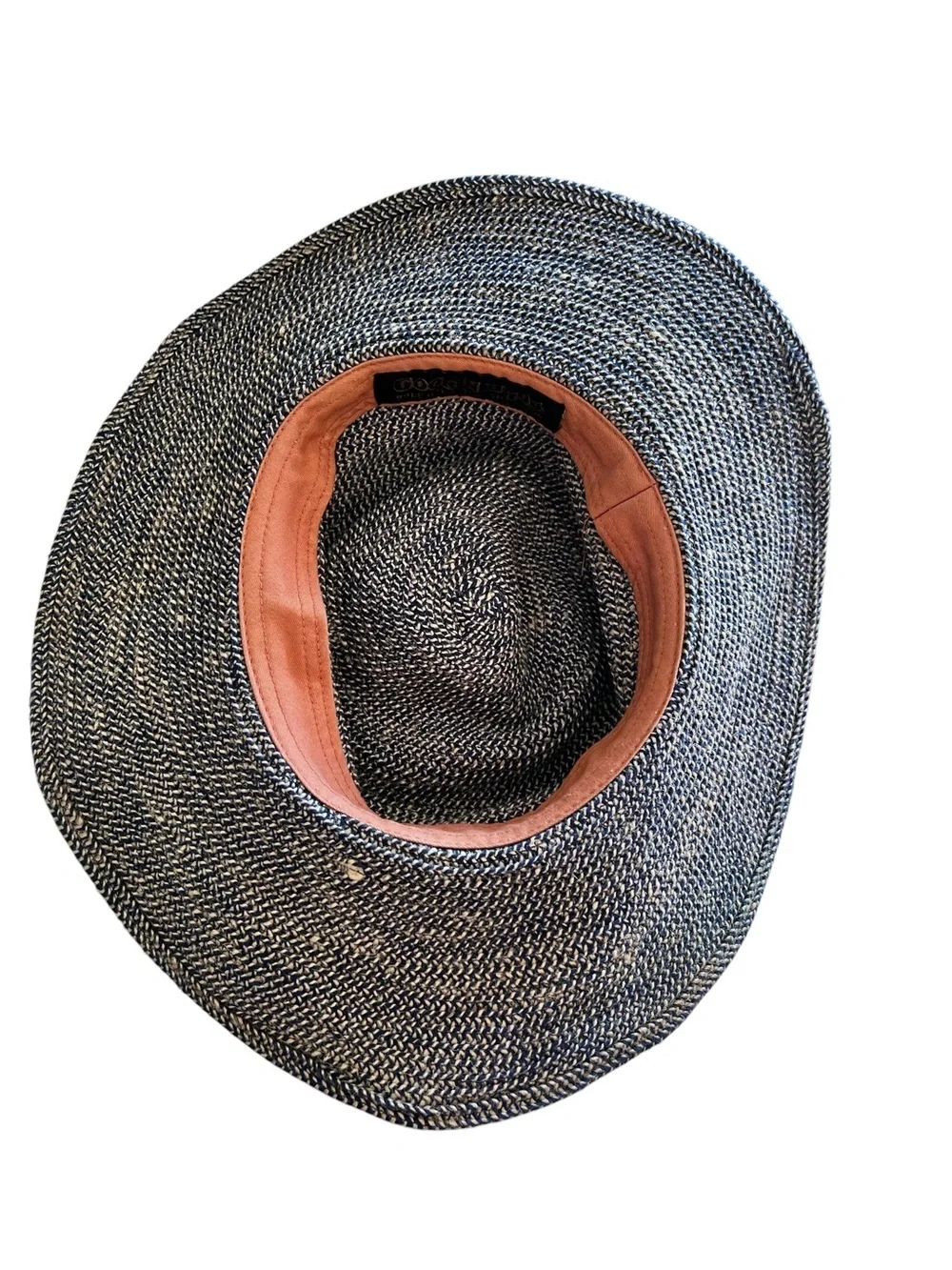Goorin Bros Woven Summer Hat Blue and Tan